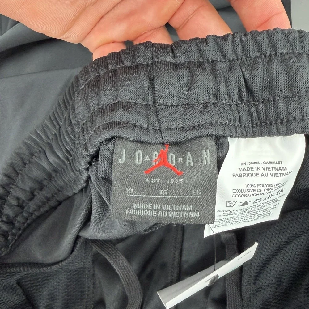 Air Jordan Essentials Tracksuit Pants Mens Size XL Black Grey HF9341-010 NWT‎
